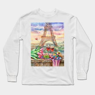 Paris France Long Sleeve T-Shirt